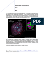 Categoría de los modelos atómicos