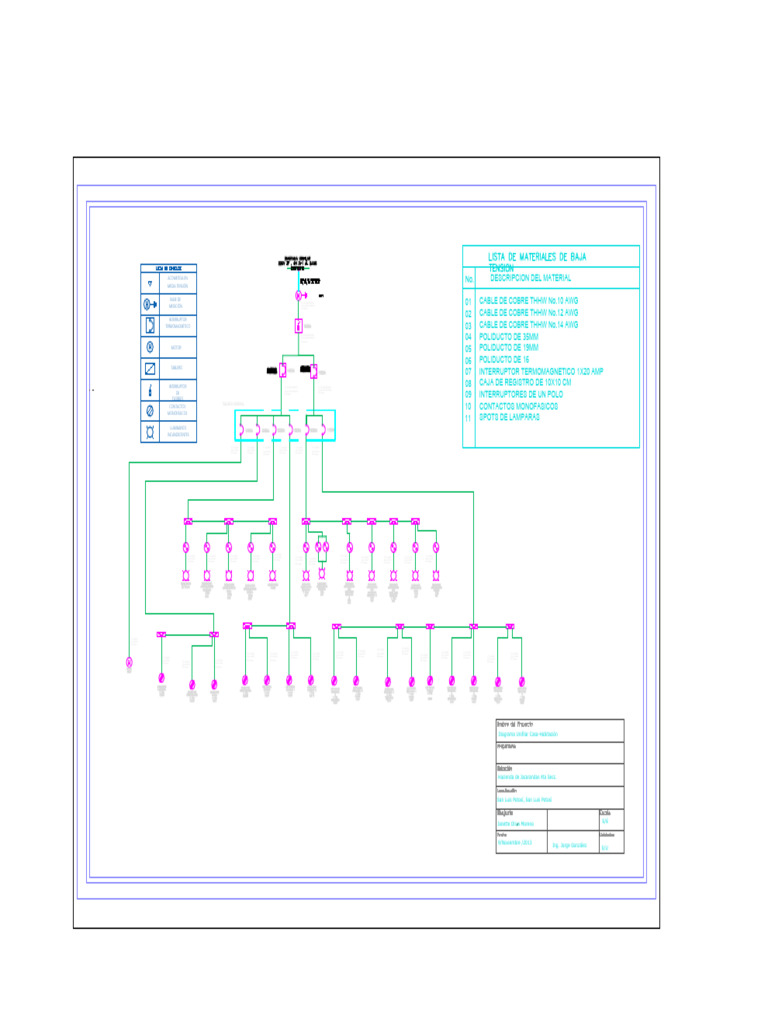 Diagrama Unifilar Casa Habitación Pdf 
