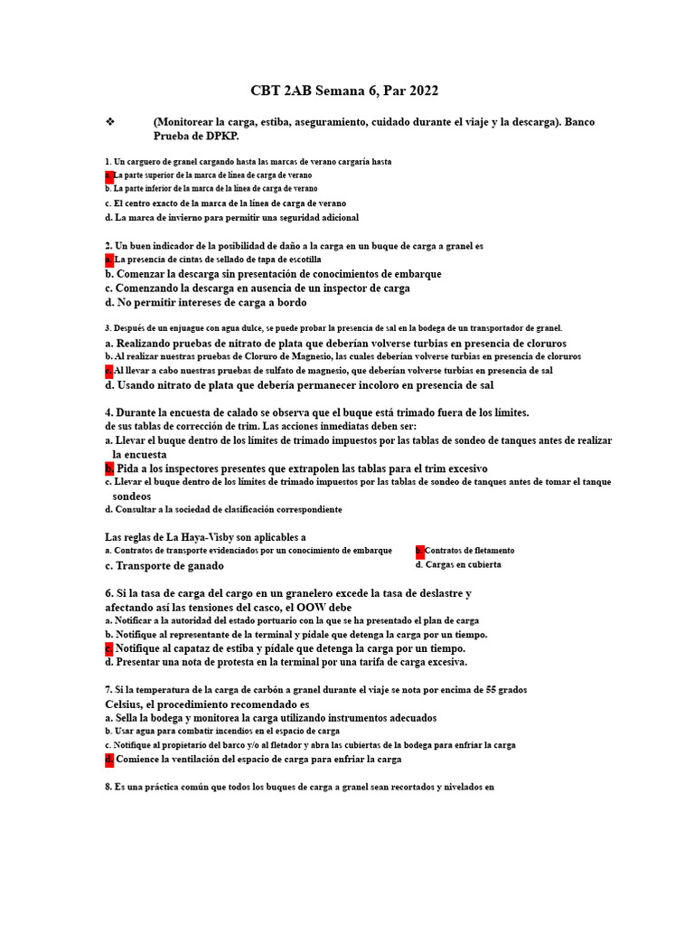 CBT Plus 2AB Semana 6 Par 2022 | PDF | Condensación | Humedad