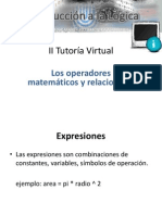 Operadores Matemáticos