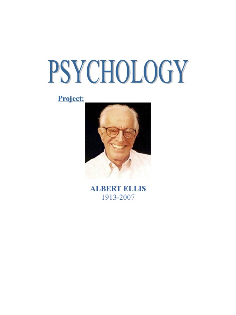 Albert Ellis and Rational Emotive Therapy | PDF | Rational Emotive ...