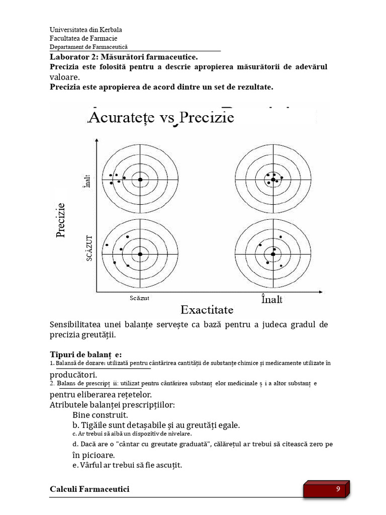 Laborator de Calculații Farmaceutice 2 | PDF