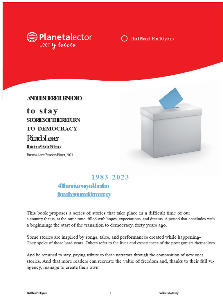 Flyer - and He/she Returned To Stay | PDF
