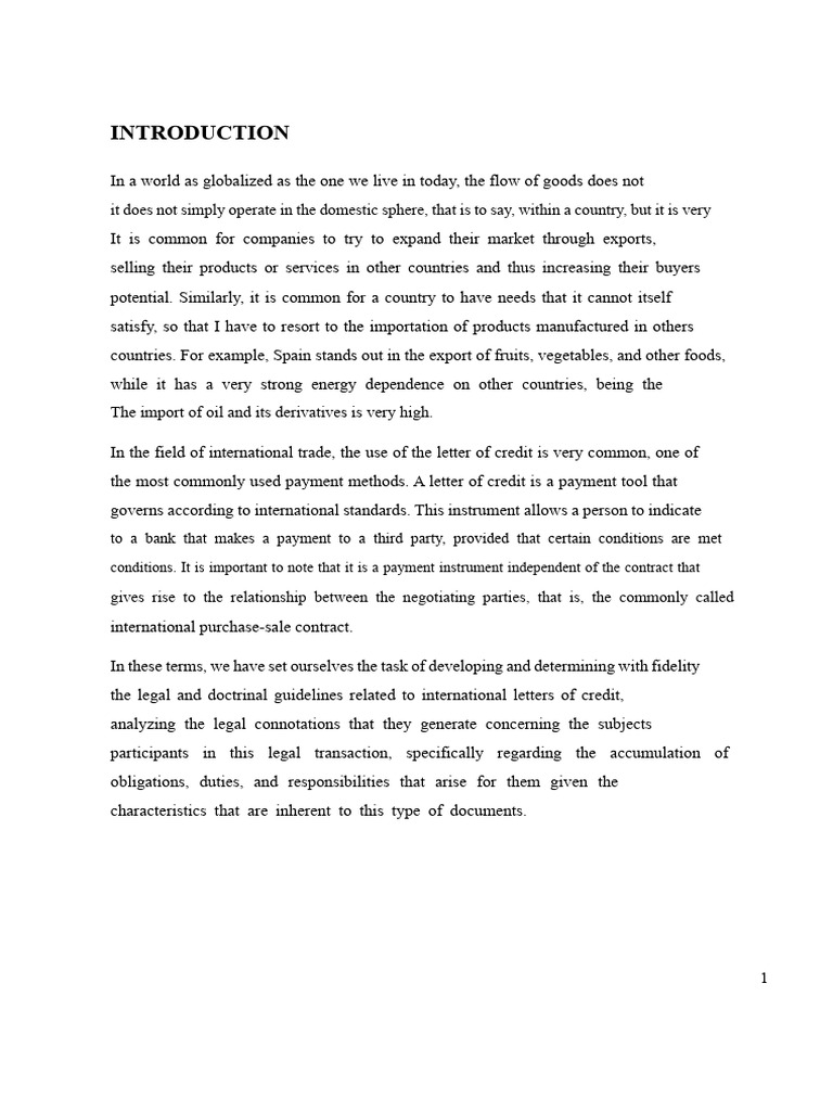 Understanding International Letters of Credit | PDF | Letter Of Credit ...