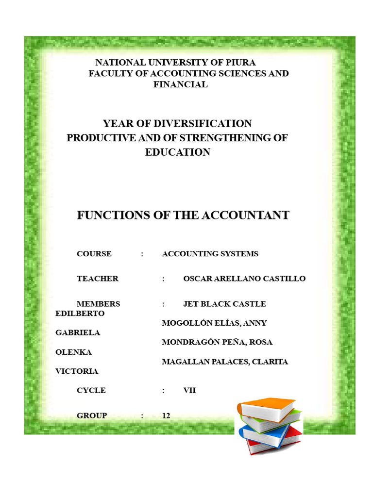 Functions of an Accountant Explained | PDF | Accounting | Taxes