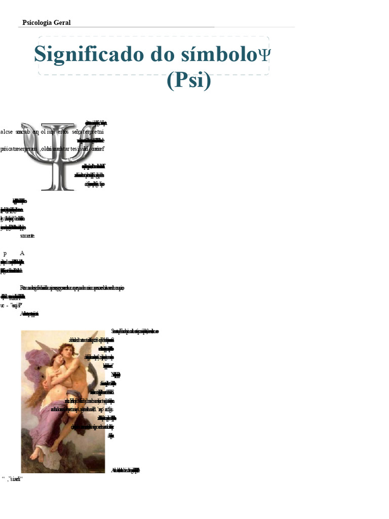Significado do símbolo Ψ | PDF