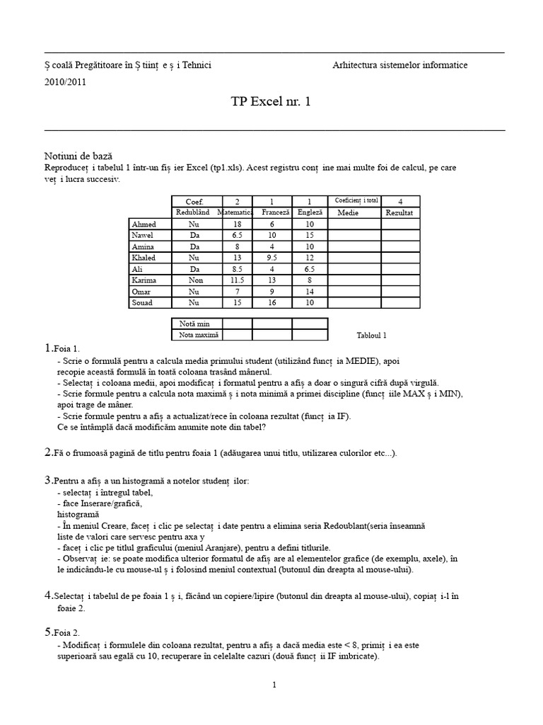 TP Excel | PDF