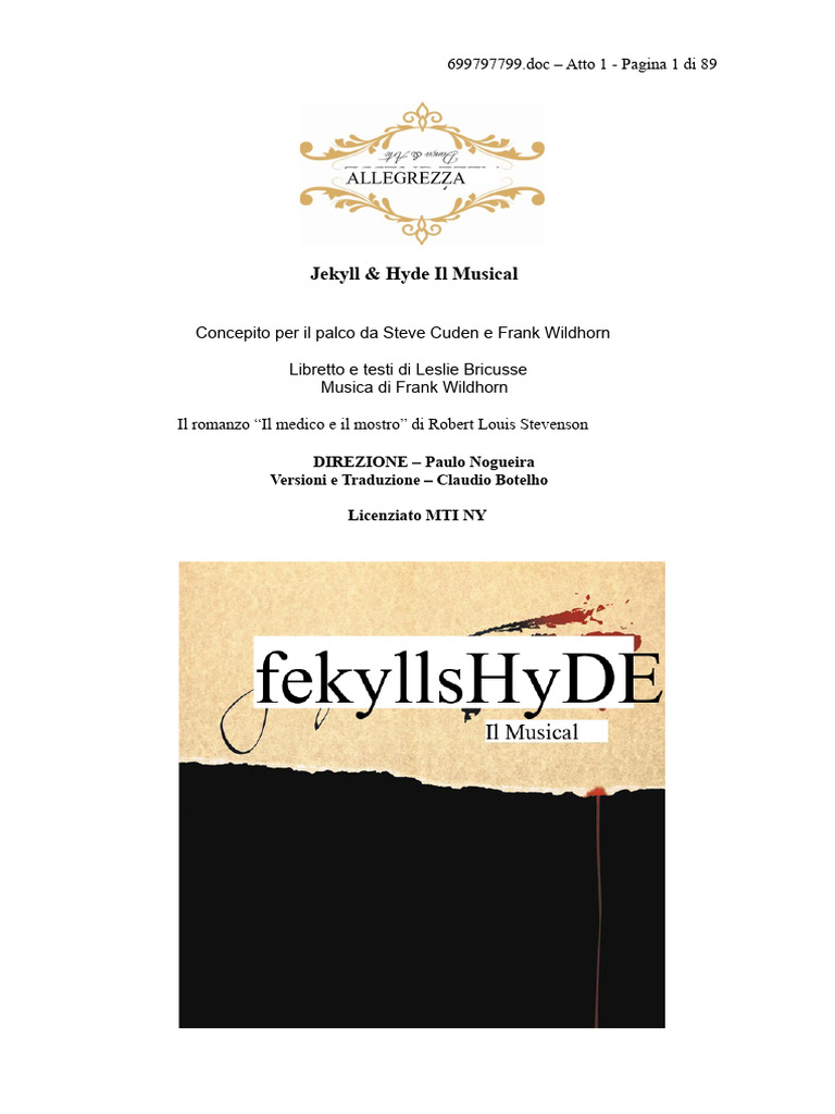 Jekyll e Hyde | PDF