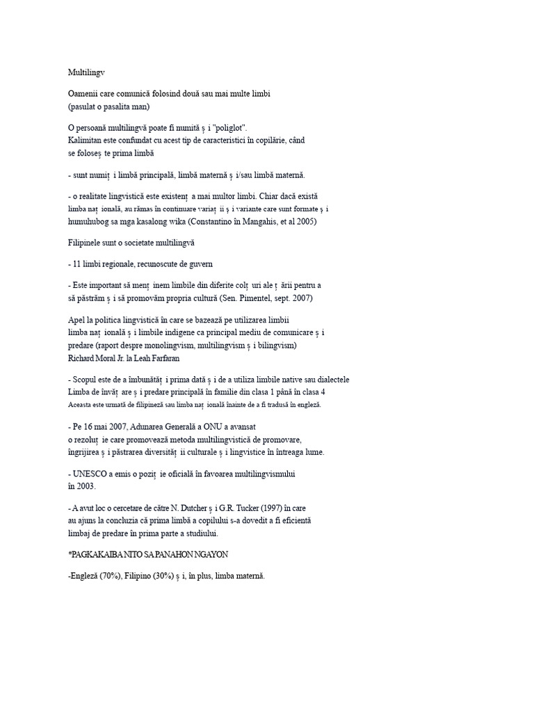 Multi Ling G Wal | PDF