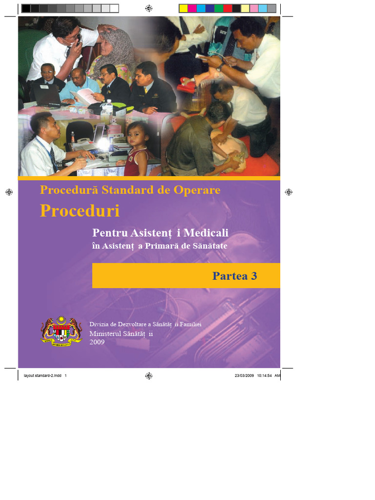 Procedura Standard de Operare Pentru MA | PDF