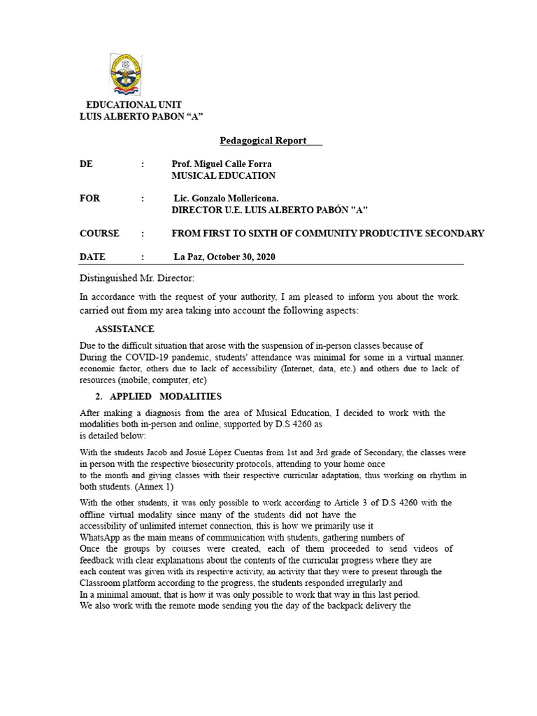 Report EXAMPLE OF STUDENTS | PDF | Internet