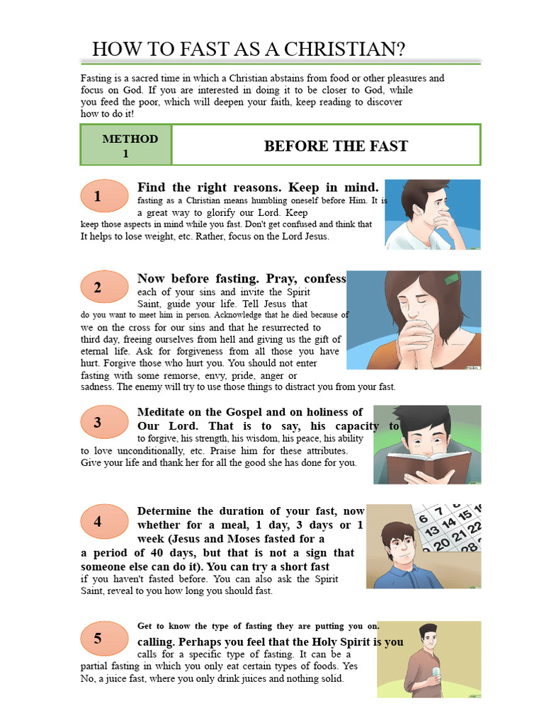Christian Fasting: A Guide to Practice | PDF | God In Christianity | Jesus