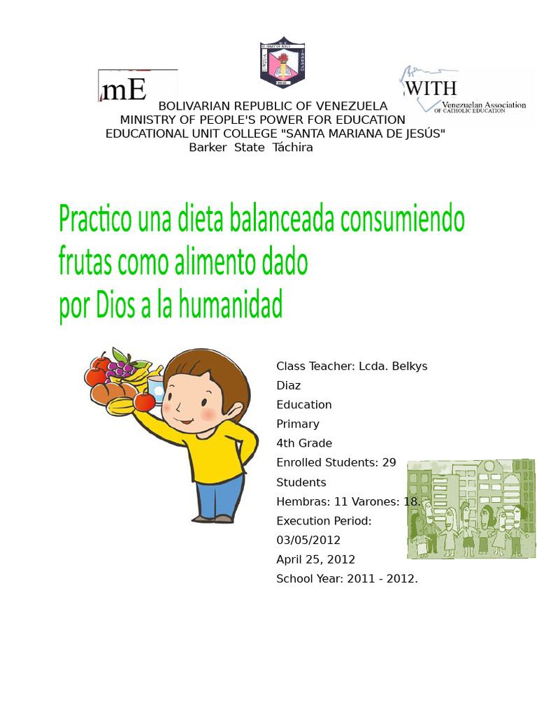Fruit Learning Project | PDF | Learning | Nutrition