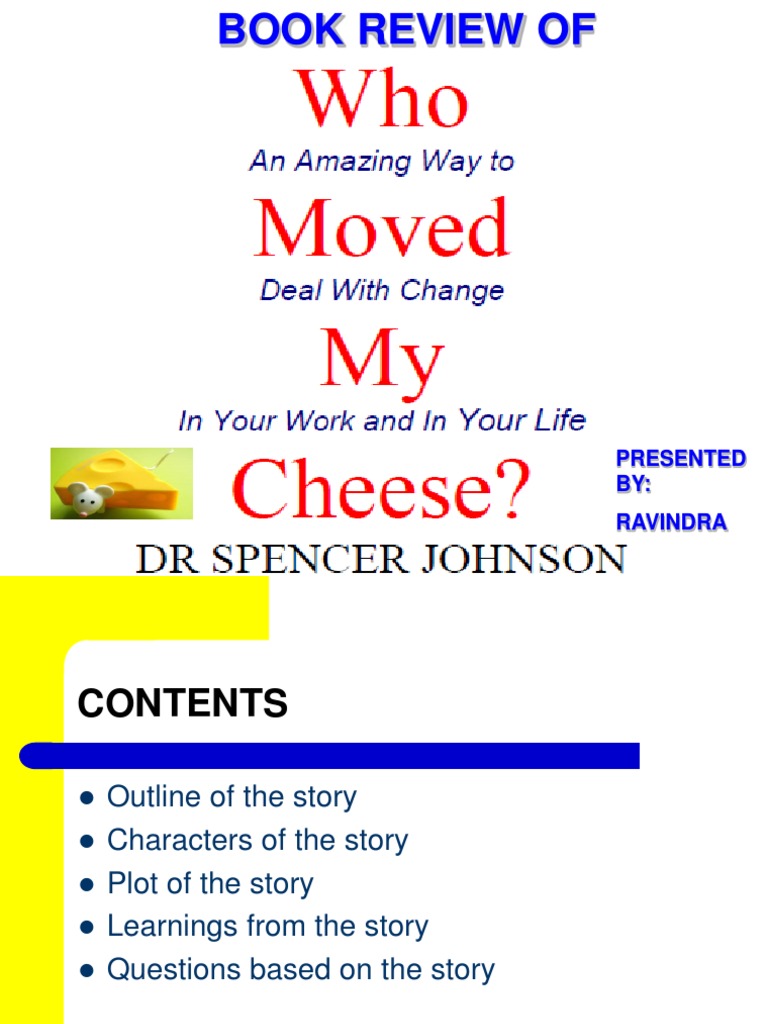 book review on who moved my cheese