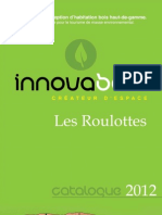 Catalogue Roulottes Bois Innova Bois 2012