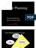 Cost Planning