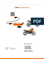 2007 LC4 690 LC8 990 Diagnostic Measurements Failure Codes