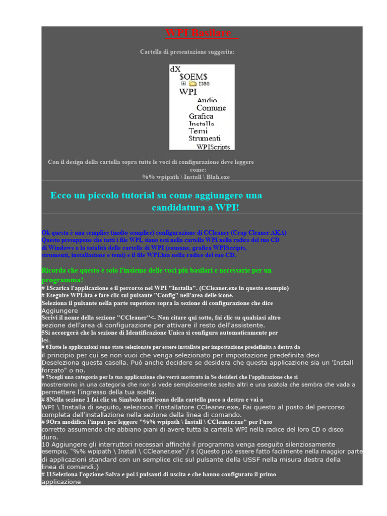 WPI Di Base | PDF