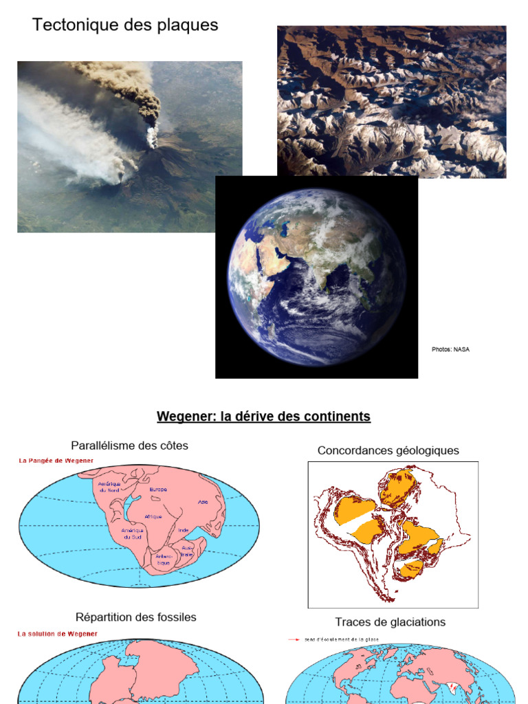 Mouvements des plaques tectoniques | PDF | Croûte terrestre ...