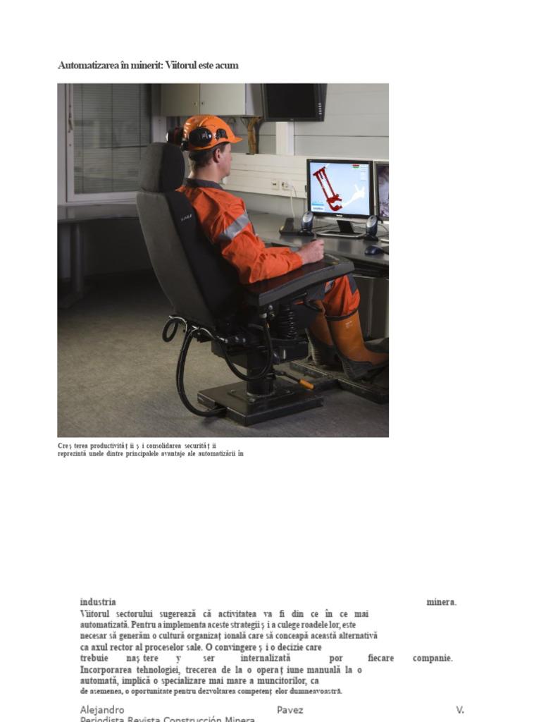 Automatizare În Minerit | PDF