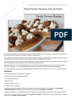 Recetas Thermomix Receta Postres Thermomix Tarta de Ferrero Rocher
