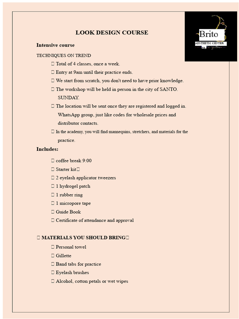Design of Look, Curriculum. | PDF