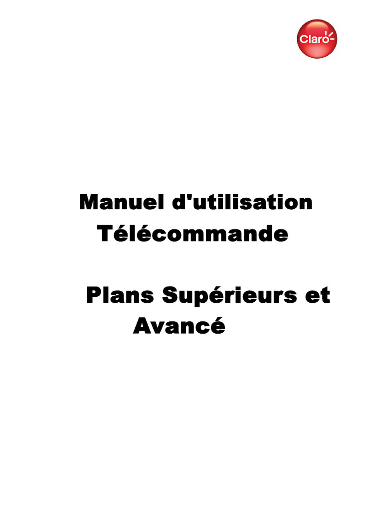 Programmation Claro TV PDF Électronique — free download