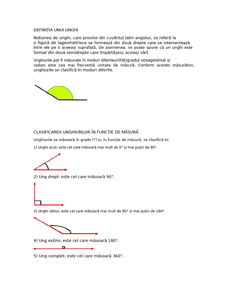 Lucru Cu Unghiuri | PDF