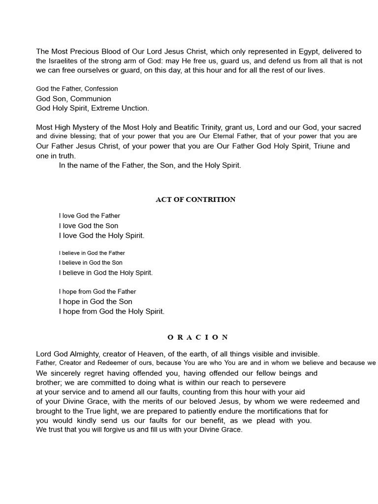 Trinitarian Marian Doctrine Sentence - Doc Version 1 | PDF | God The ...