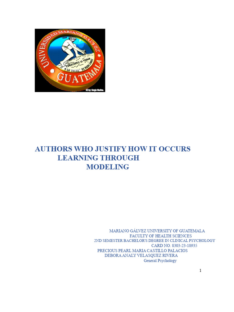 Understanding Learning Through Modeling | PDF | Learning | Behaviorism