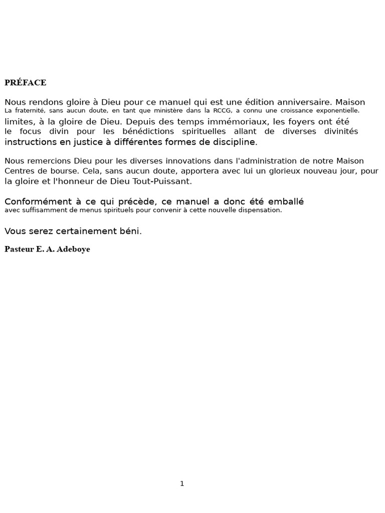 Manuel Spirituel pour la Croissance Divine | PDF | Livres de Samuel | Dieu