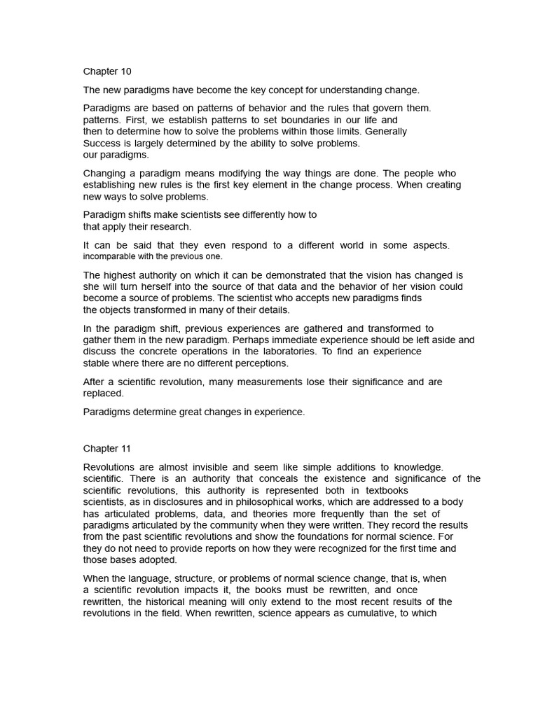 Understanding Paradigm Shifts in Science | PDF | Paradigm | Science