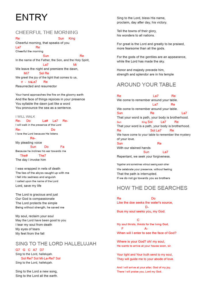 Worship Songs for Joyful Gatherings | PDF | Glory (Religion) | God The ...