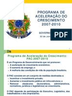 PAC Medidas Institucionais