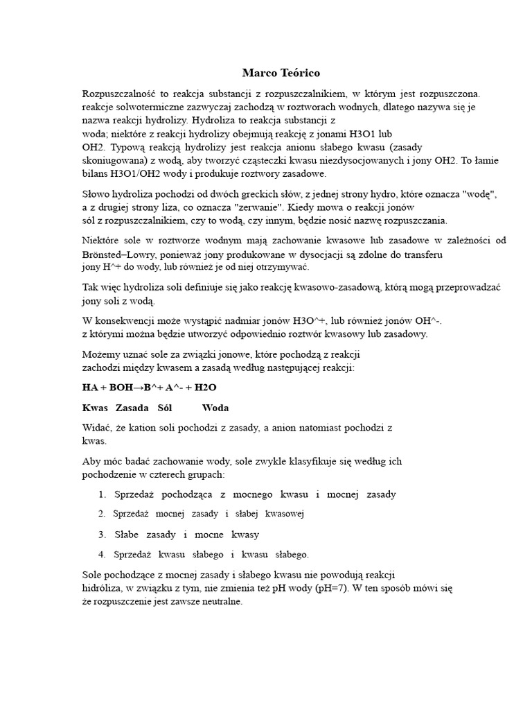 Marco Teórico 4to LAB | PDF