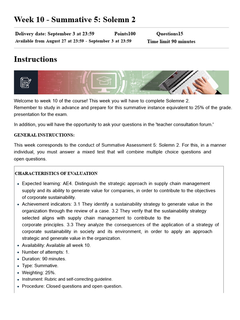 Week 10 - Summative 5 - Solemn 2 - 202315.1510 - SUSTAINABILITY ...