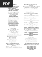 VBS Songs and Lyrics Collection | PDF