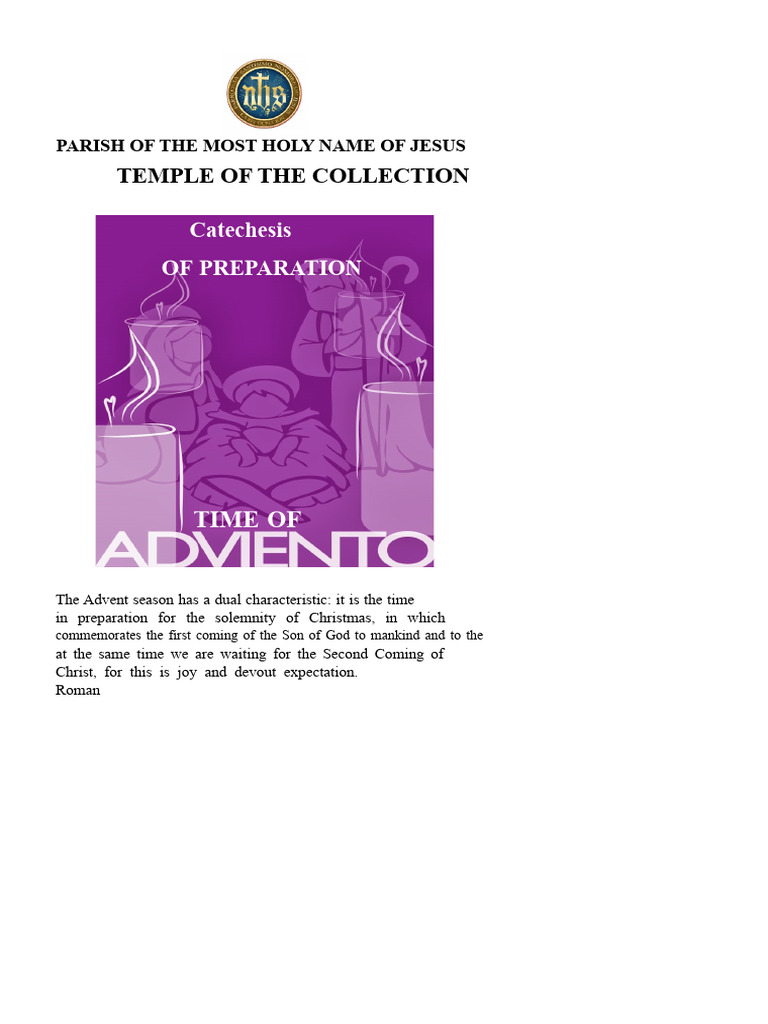 Understanding the Advent Season | PDF | Advent | Jesus