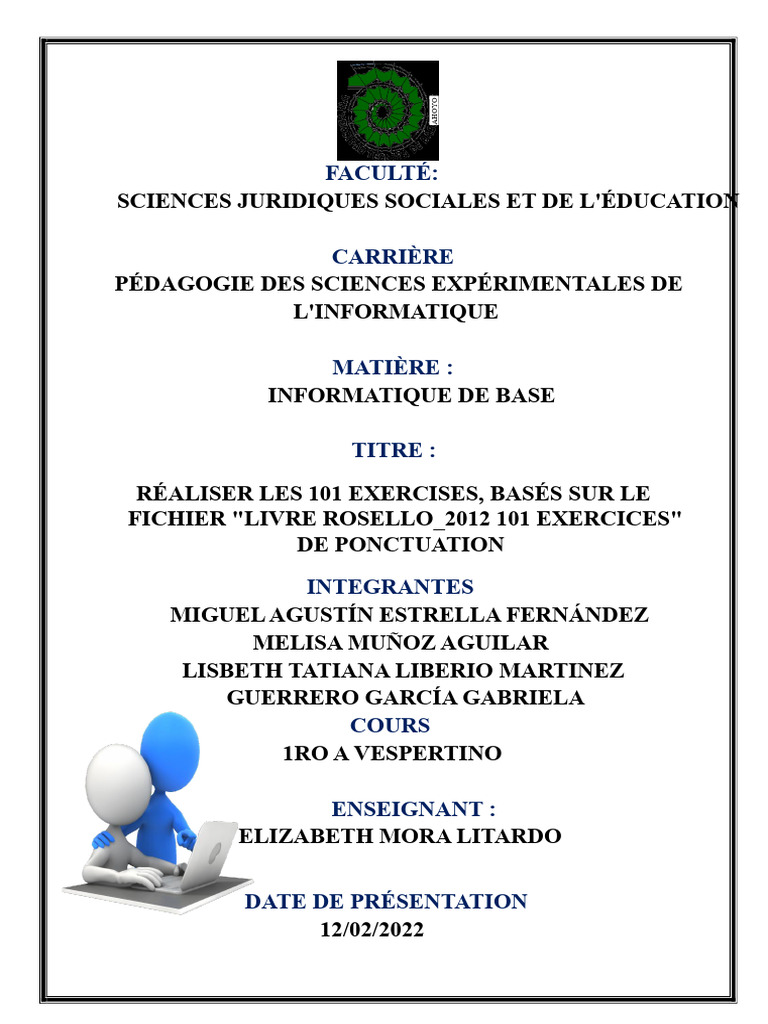 101 Exercices de Ponctuation en Informatique | PDF | Les Beatles | Phrase