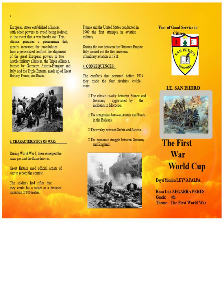 TRIPTYCH World War I | PDF | World War I | German Empire
