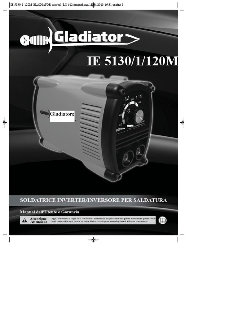 Ie 5130-1-120m Gladiator Manuale | PDF