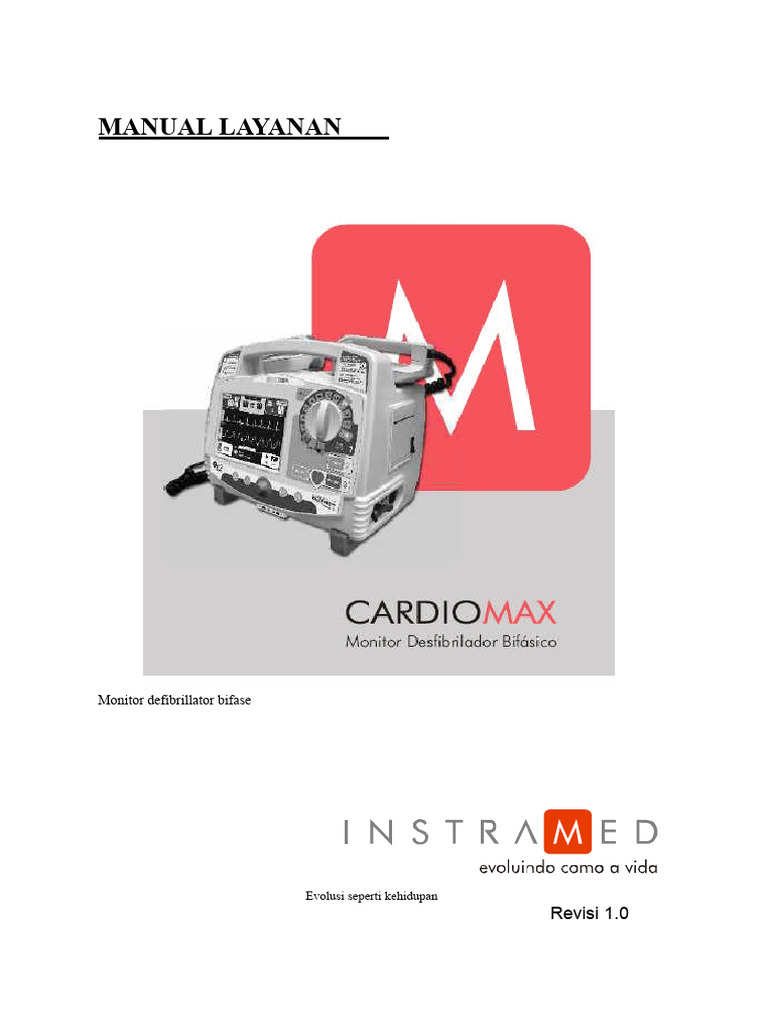 Manual Layanan Defibrillator CardioMax | PDF