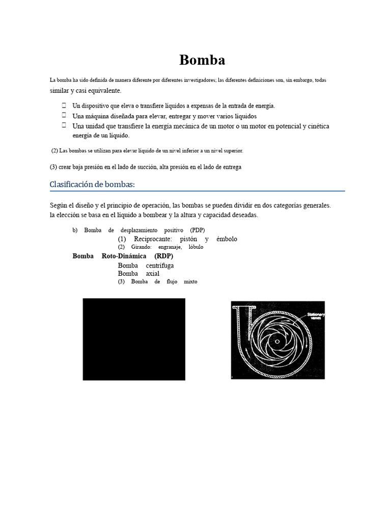 Bomba | PDF | Turbina | Bomba