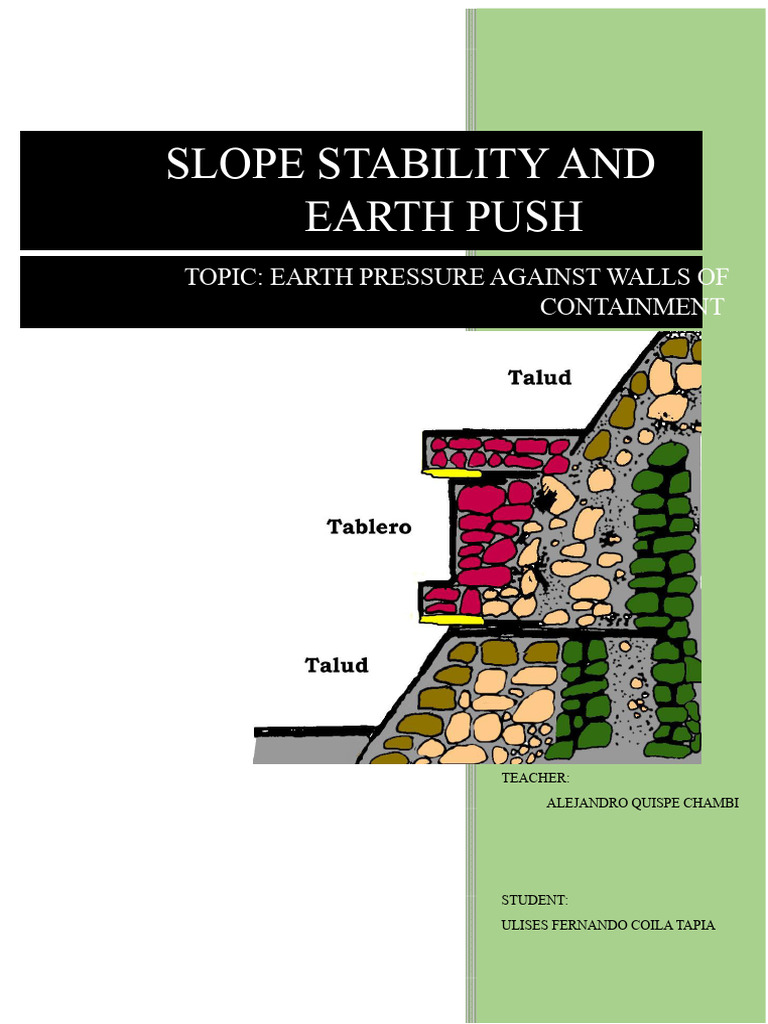 Earth Pressure Against Retaining Walls | PDF | Mechanics | Applied And ...
