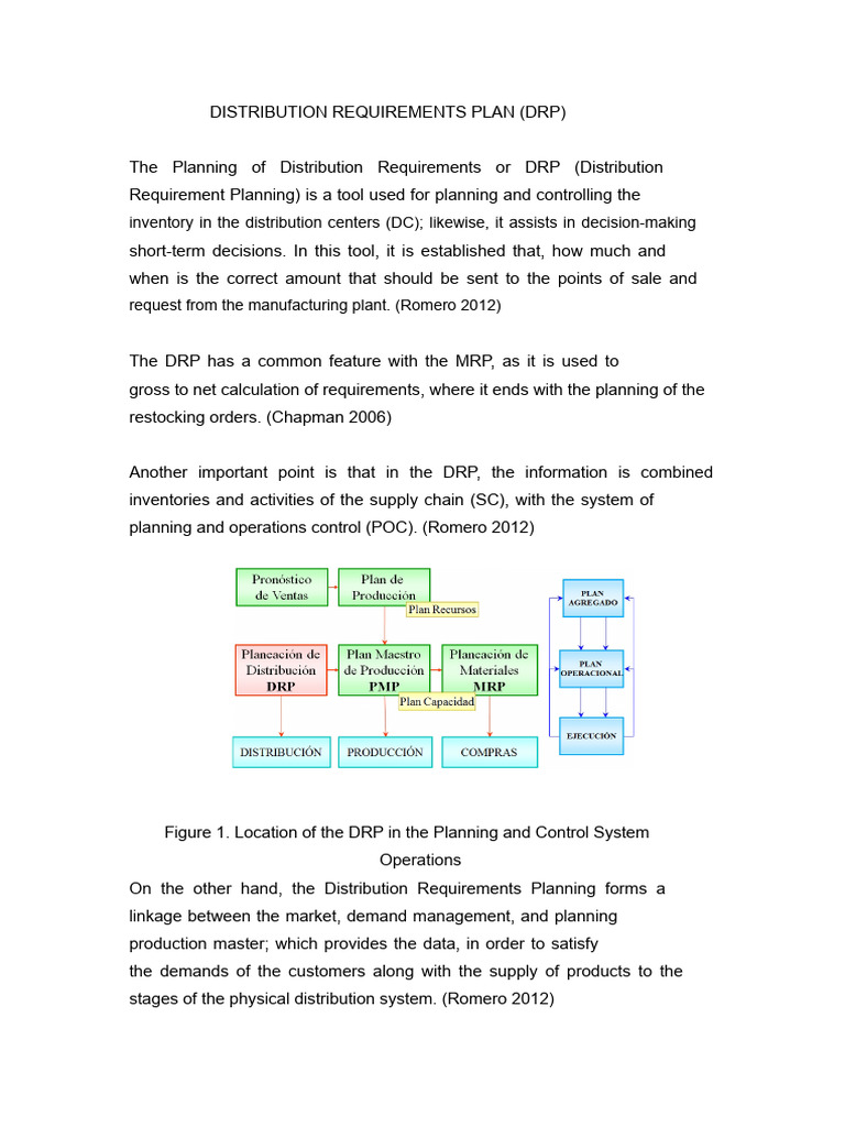 Distribution Requirements Planning Overview | PDF | Economies | Business