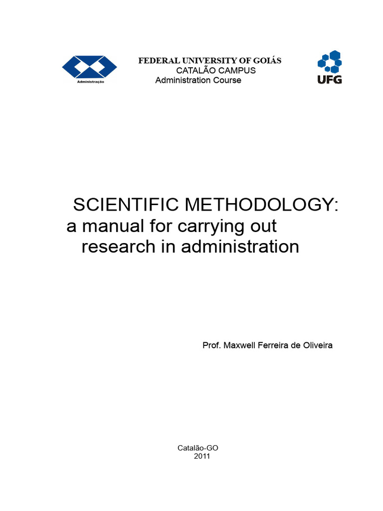 Scientific Methodology Manual - Prof Maxwell | PDF | Causality ...