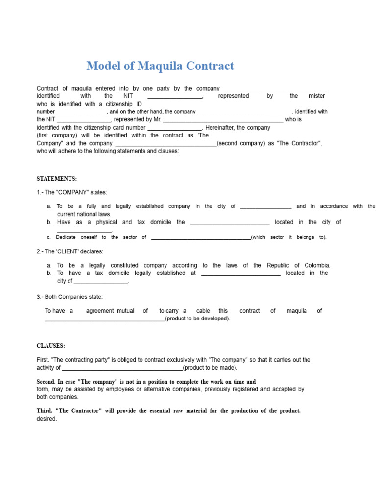 Model-Make Contract | PDF | Civil Law (Legal System) | Business Law