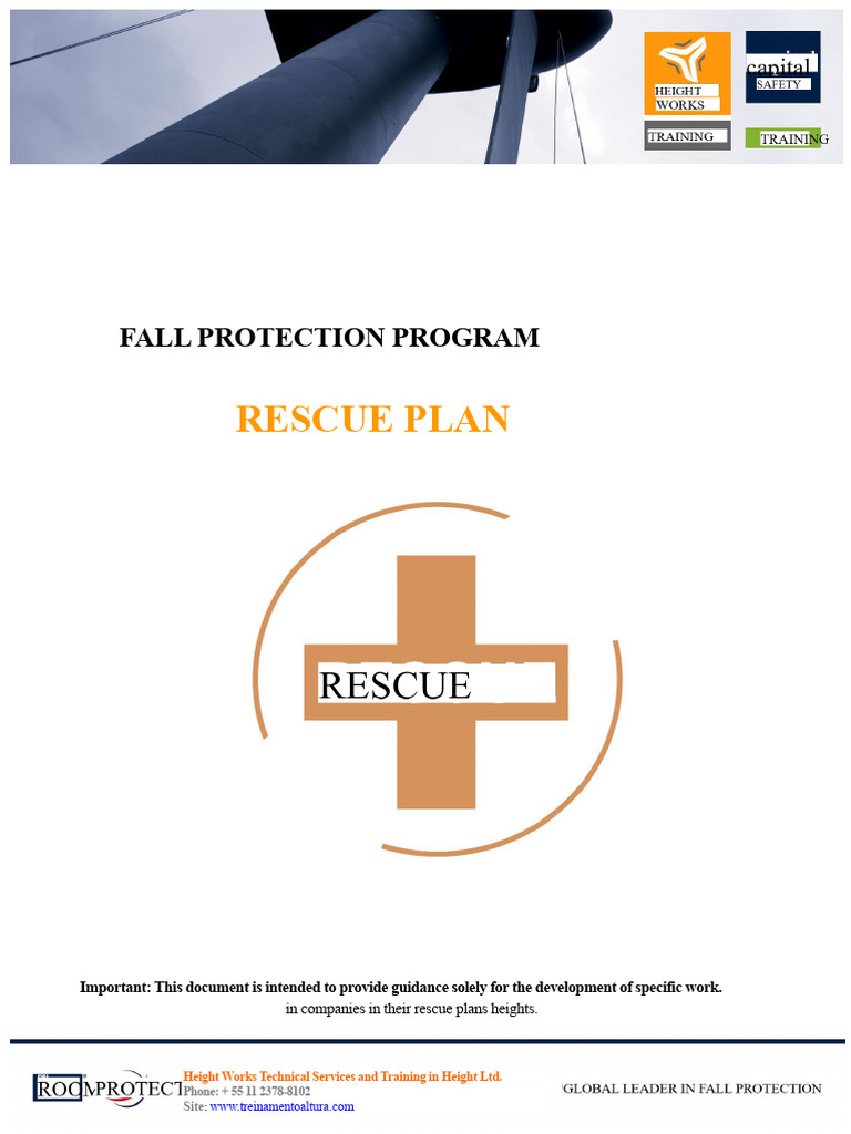 Rescue Plan - Work at Height | PDF | Safety | Occupational Safety And ...