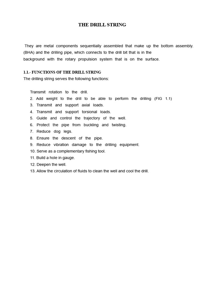 Understanding Drill String Components | PDF | Pipe (Fluid Conveyance ...