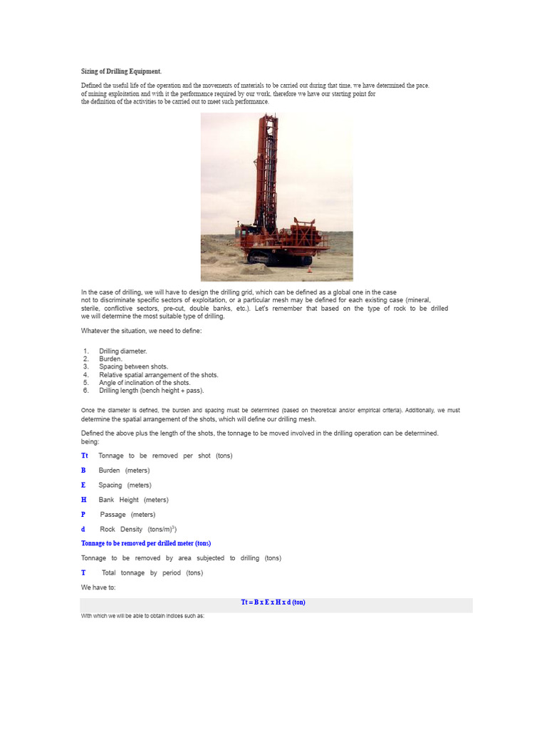 Kpi Calculation - Drilling | PDF